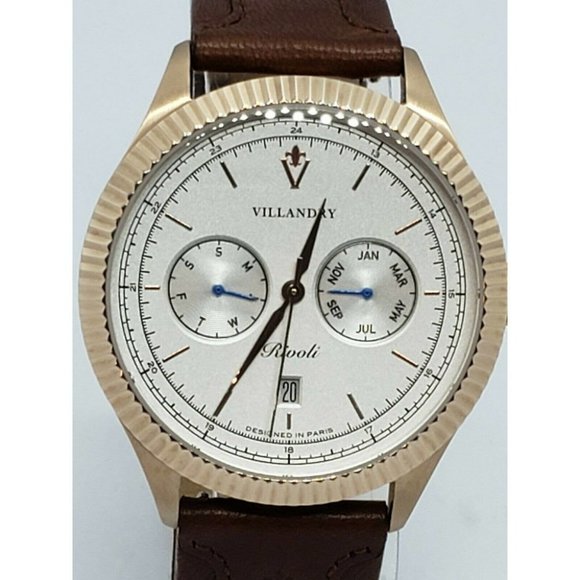 Villandry Rivoli Miyota Auto Men's Watch - Picture 1 of 10